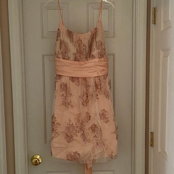 Sparkly Baby Pink Deb Dress ~size 20 - Picture 1 of 4